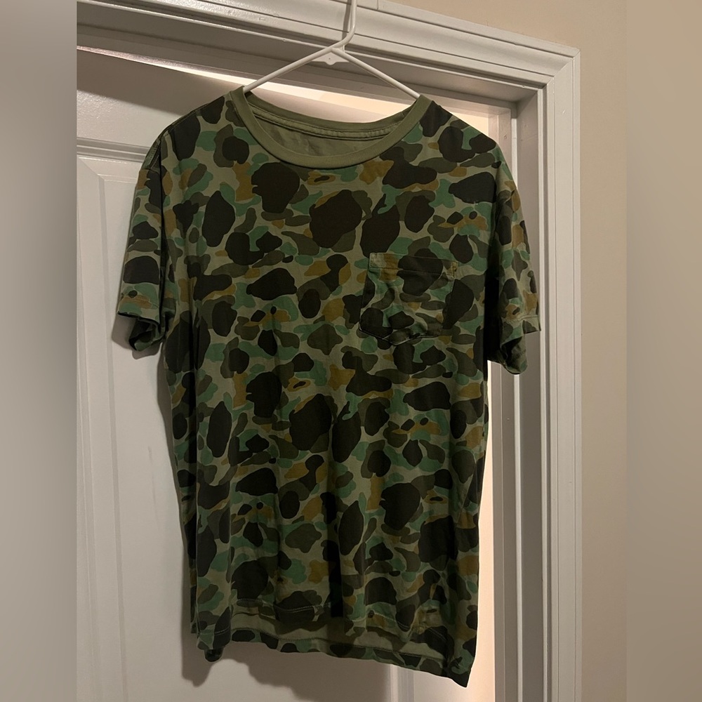 J.Crew Camo Pocket T-Shirt